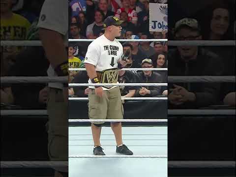 John Cena’s “heel turn” 