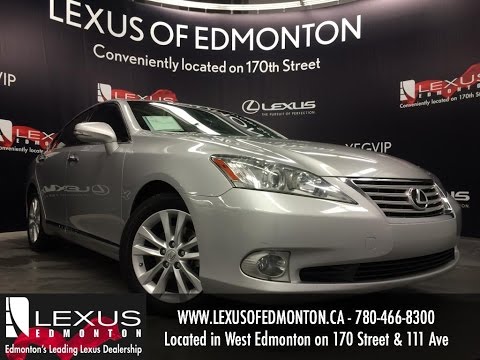 Used Silver 2010 Lexus ES 350 Review | Drayton Valley Alberta