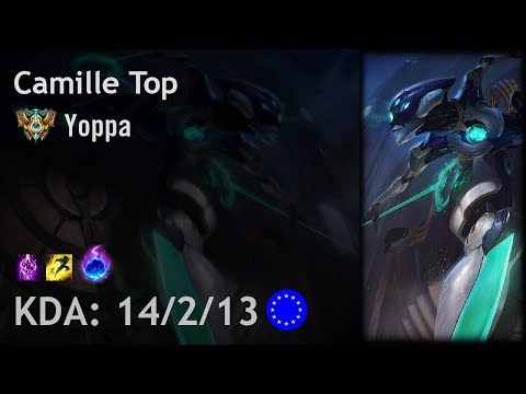 Camille Top vs Jax - Yoppa - EUW Challenger Patch 8.3