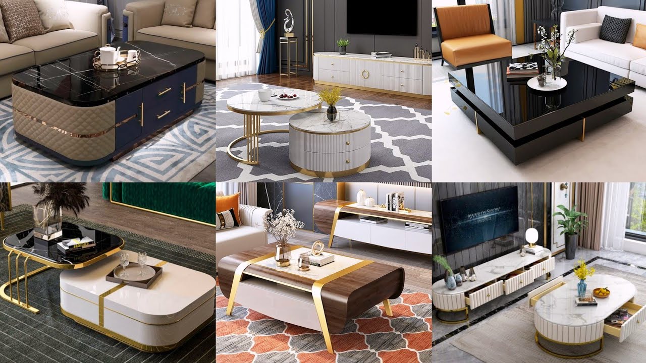 Stylish and Functional Modern Coffee Table Designs For Modern Living Room