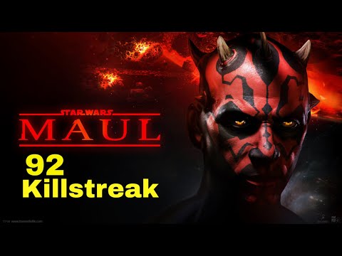 Star Wars Battlefront II 92 Darth Maul Killstreak on Hoth