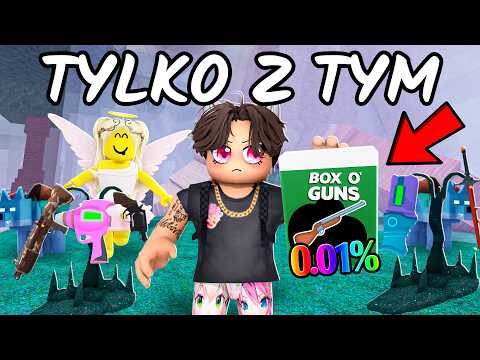 PRZETRWAŁEM 99 NOCY W LESIE TYLKO NA WRÓŻKOWYM BIOMIE... (trudne)