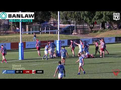 2019 NHRU Premier 1 - Round 16 Highlights - Wanderers v University