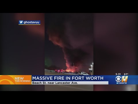 Emergency Crews Battle Massive Fire At Fort Worth Building