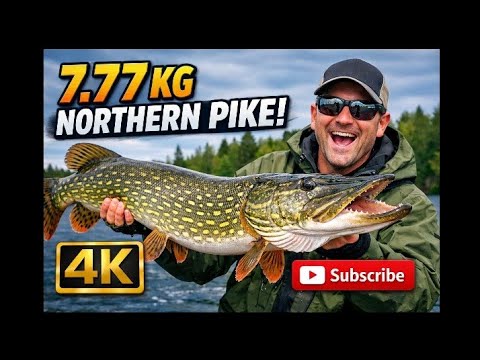 CAUGHT A 7.77 KG NORTHERN PIKE | 4K | PS5 | #fishing #fishinggames #fishingvideo #northernpike 
