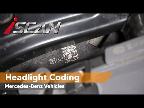 The Best Way to Program & Code a New Mercedes-Benz Headlight - Data Matrix Adaptations