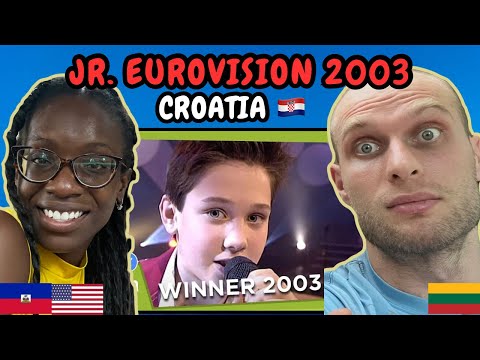 REACTION TO DINO JELUSIĆ - TI SI MOJA PRVA LJUBAV (Croatia 🇭🇷 Jr Eurovision 2003) FIRST TIME HEARING