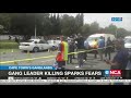 Gang Leader Killing Sparks Fears
