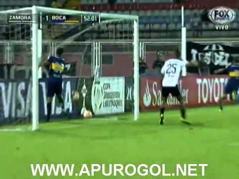Zamora vs Boca Juniors (1-5) Copa Libertadores 2015 - Grupo 5 Fecha 4