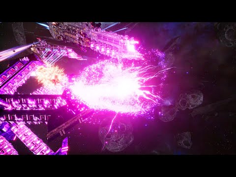 Skalgrim Mod 2021: Imperial Navy vs Chaos - Massive Battle, Battlefleet Gothic Armada 2