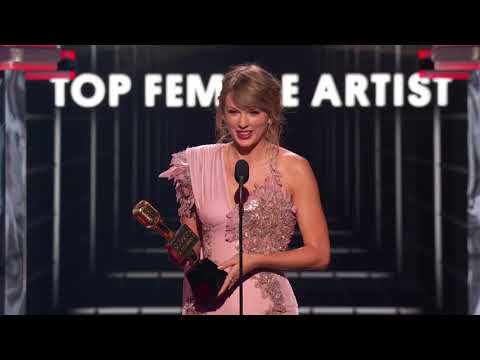 [HD] Taylor Swift wins Top Female Artist (Acceptance Speech) at the Billboard Music Awards 2018