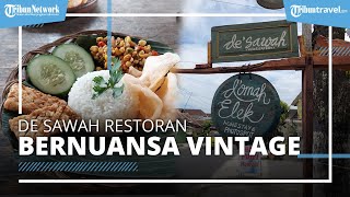 Kunjungi Restoran De Sawah di Sukoharjo, Angkat Nuansa Vintage ala Tempo Dulu