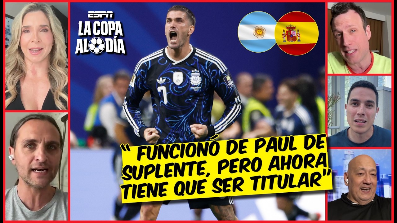 ¿REGRESA De Paul a la TITULARIDAD? ARGENTINA con cambios por analizar vs ESPANA | La Copa al Día