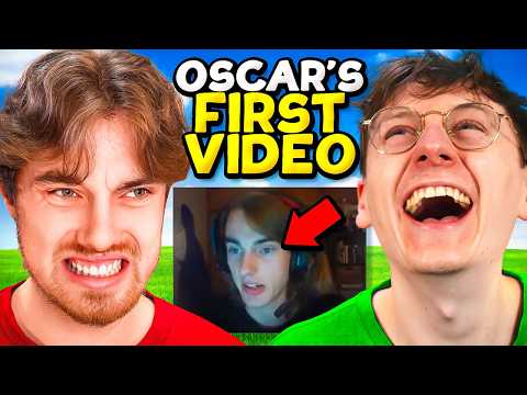 We Reacted to Oscar's first EVER Video