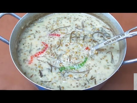 Cách nấu Chè Đậu Xanh Nước Cốt Dừa béo thơm đơn giản dễ làm