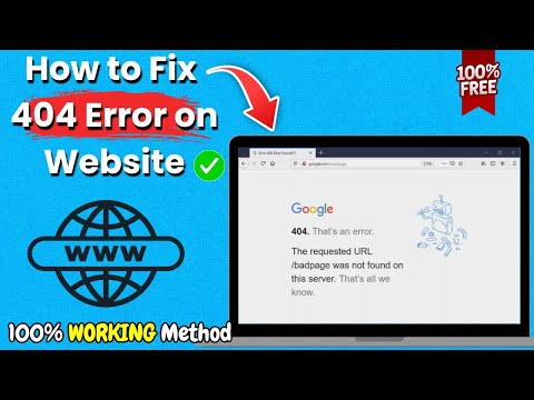 How to Fix 404 Error on Website In 2025