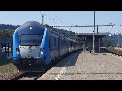 Sysel+ČD 162 096 komt door Ústí nad Orlicí