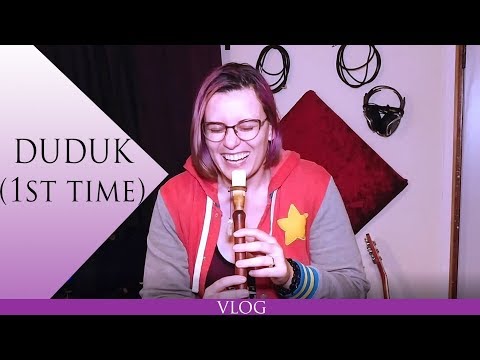 Duduk Unboxing & First Time Playing | Mary Hamer | Vlog 007