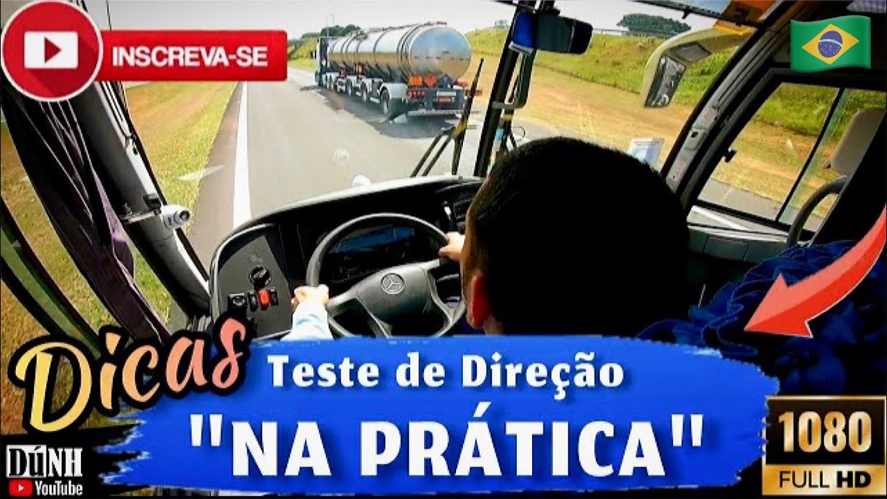 COMO FAZER TESTE DE DIREÇÃO ÔNIBUS NA PRÁTICA #dunh #teste #ônibus #rodoviário #urbano #emprego