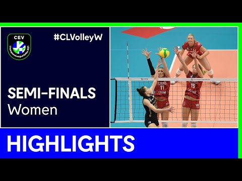 Unet e-work BUSTO ARSIZIO vs. VakifBank ISTANBUL Highlights - #CLVolleyW