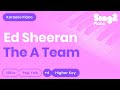 The A Team Karaoke | Ed Sheeran (Piano Karaoke)