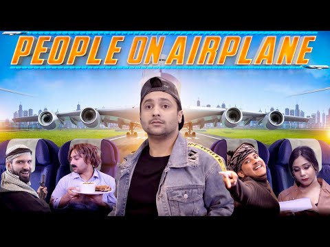 People on Airplane | Harsh Beniwal