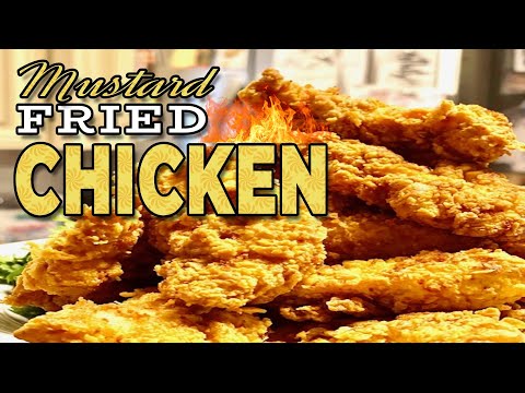 Easy Mustard Fried Chicken Tender Recipe (SUPER CRISPY!)