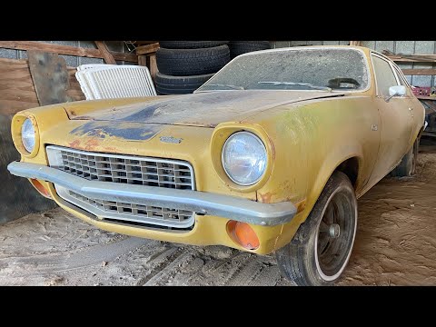 Thumbnail for Barnfind 1972 Vega GT parked since the 70s! Bucket list V8 swap car! by Hatchback, Toyota, Chevrolet, video, WiLL, Car, vide