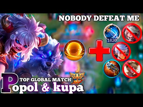 33 + Savage Kills!! Monster Popol & Kupa Unstoppable - Top 1 Global Build MLBB