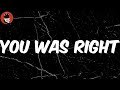 You Was Right Lyrics Lil Uzi Vert
