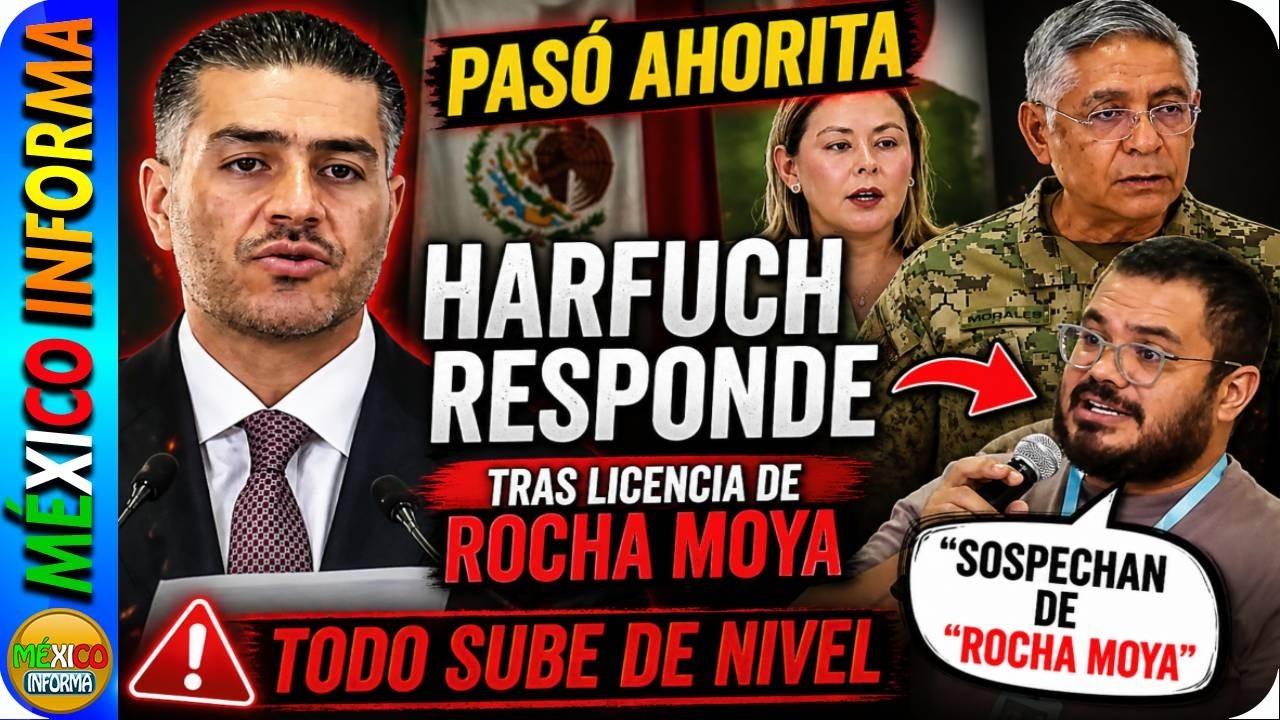 TEMEN ATAQUE A ROCHA MOYA. ¿YA SOSPECHABAN DEL GOBERNADOR? HARFUCH RESPONDE A MEDIOS.