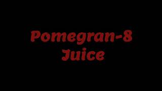 Healing Fresh Pomegranate Juice. Life force energy.