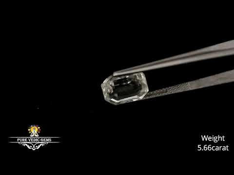 White Sapphire 5.66ct. (Super Luxury) video