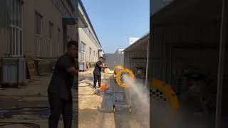 The condenser and heat exchanger pipes are clean, so the pressure is very high.#
