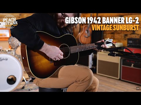 Gibson 1942 Banner LG-2 - Vintage Sunburst image 11