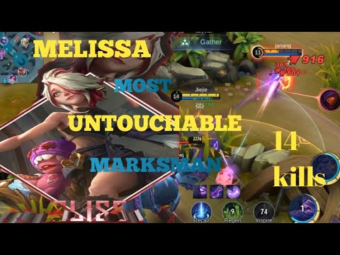 Melissa untouchable marksman #mobilelegend #unstoppable #melissa