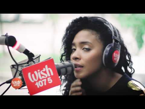 Jessica Reynoso covers  No One   Where is the Love  LIVE on Wish 107 5 Bus