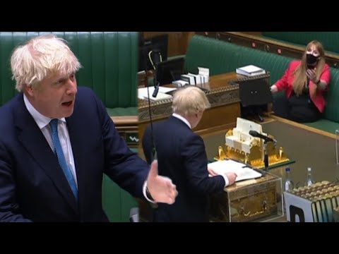 Commons bursts out laughing at Boris' dig at 'Lioness' Rayner
