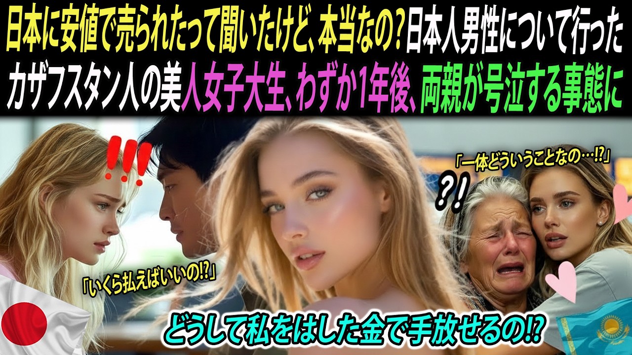 「母さんは、あなたをほんのはした金で売ってしまった…」―カザフスタン人の母は涙を流した。娘が日本へ渡ってから1年後、明るく、以前よりずっと美しくなった姿を目にしその理由に号泣した｜海外感動ストーリー｜