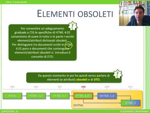 HTML   Evoluzione 1 di 3