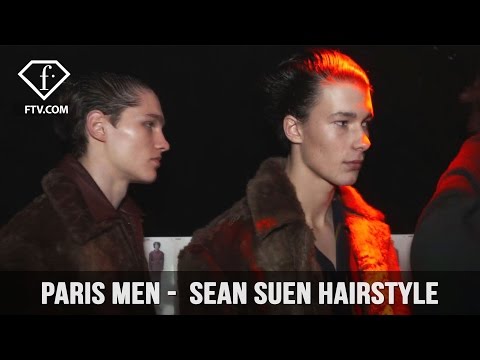 Paris Men F/W 17/18 - Sean Suen Hairstyle | FashionTV