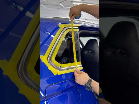 Wrap VW Tiguan Chrome Trim to Gloss Black