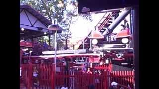 preview picture of video 'Pandamonium Rollercoaster at Six Flags St. Louis in October 2012'