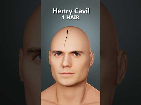 Henry Cavill With Hair #superman  #henrycavill #hair #hairsimulation #blender #3d
