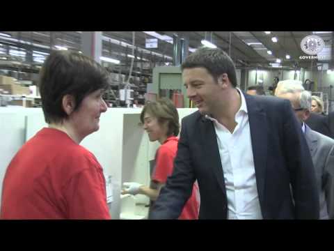 Renzi Visita Scavolini a Pesaro