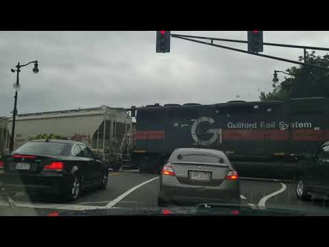 Freight Train Barrels through Peabody Square