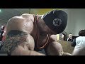 Super Heavy Weight Bodybuilder Steve Spualding Arm Training Video