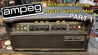 Video thumbnail for MTI era Ampeg SVT Repair Part 1: Refurbish, recap, add master volume by Purgasound