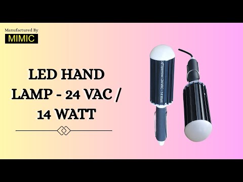 LED Hand Lamp / 24 VAC / 14 Watt / Safety lamp / Maintenance Lamp / Inspection lamp