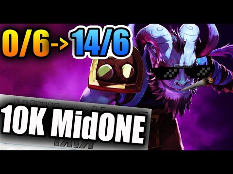 10K Riki Carry COMEBACK - MidOne Dota 2